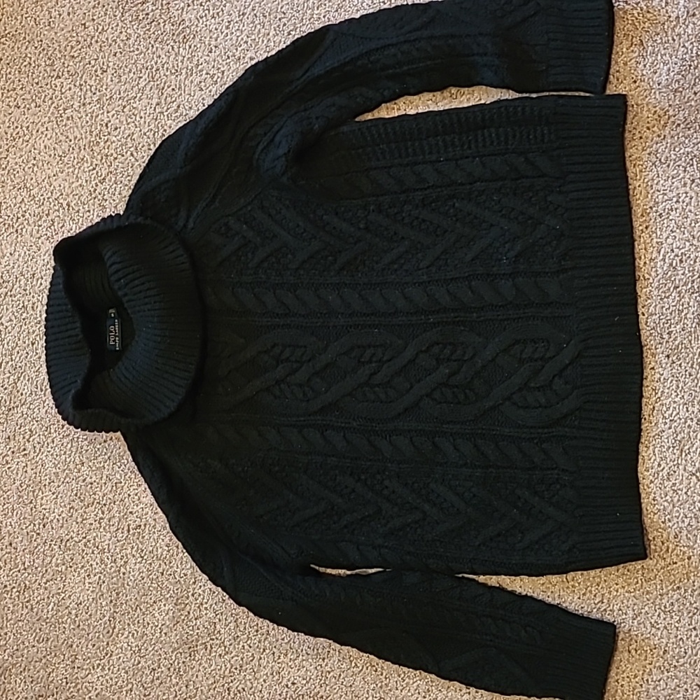Women's Ralph Lauren cableknit turtleneck